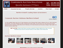 Tablet Screenshot of corporateauctionsolutions.com
